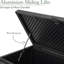 17 Stories Elvir 96cm W 190L Lockable Deck Box in Black