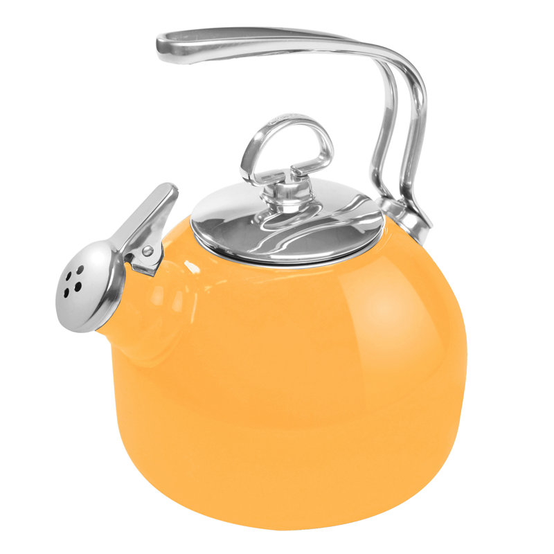 Classique 1,8 pte Bouilloire pour cuisinière en acier inoxydable, Marigold