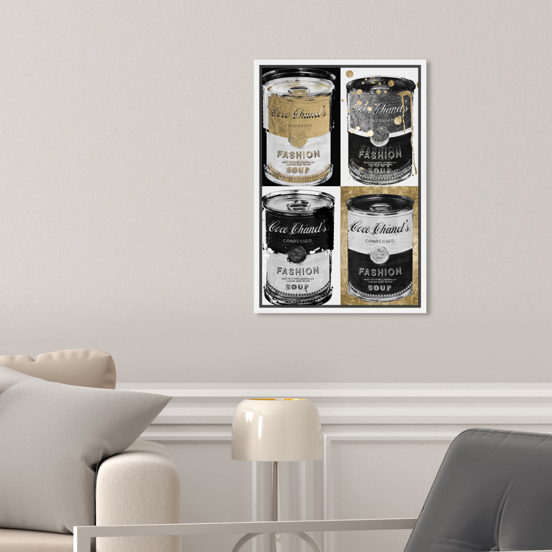 " Fashion Soup Pop Art " Oliver Gal Prints 