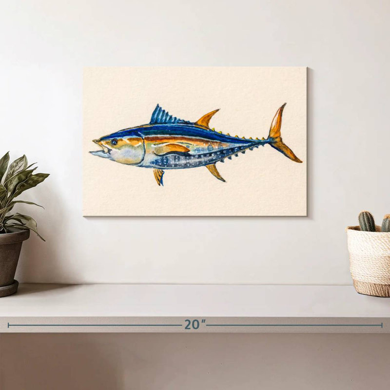 Exotic Tuna, 8" H x 12" W