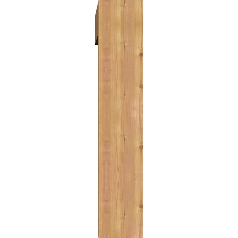 Support Westlake Block avec support décalé, 40 x 36, Cèdre rouge occidental de l 7 1/2 po (lisse)