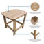 Table d'appoint en plastique Anika-331137005