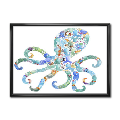 « octopus fait of octopus », impression sur toile