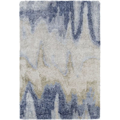 Mcduffy Hand Tufted Viscose Abstract Indoor Rug