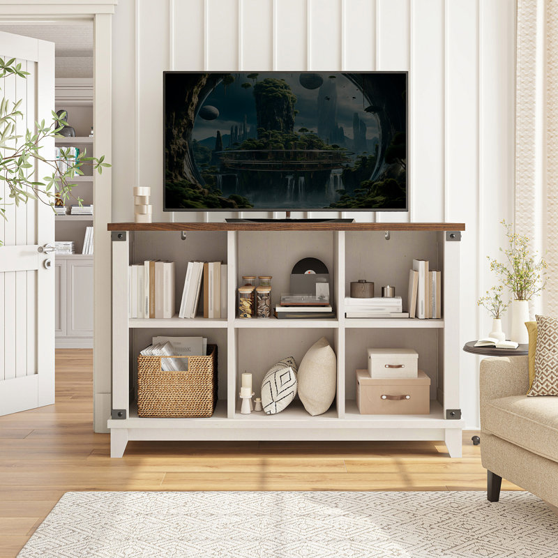 Manufactured Wood Cube Storage Organizer with Anti-Tip Hardware, White, (2 Shelves) 27.1"H x 37.5"W x 11.8"D