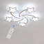 Dimmable 5-Light LED Modern Ceiling Light Fixture with Remote Control-2120421556-2120421560-2120429254