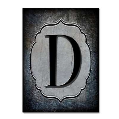 Wrapped Canvas Wall Art - Lightboxjournal 'Letter C' Wall Art for Living Room, Bedroom, or Office Décor - 14x19