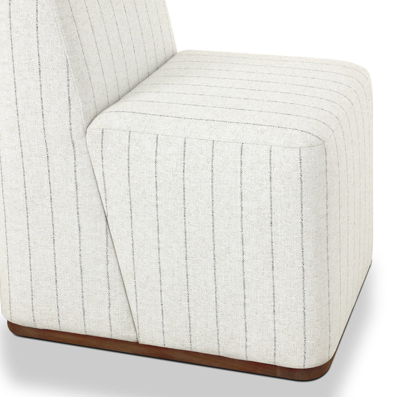 Outdoor Teak Dining Side Chair, Amalfi Natural