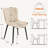 Modern Dining Chairs, PU Leather Kitchen Side Chairs With Sturdy Metal Legs & Non-Slip Feet Perfect For Dining Room, Restaurant, Cafe-591026164-591026160