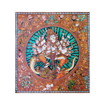 The Lord Shiva As Nataraja | Acrylic On Canvas | By Geethu Suresh