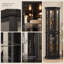 Vitrine d'angle moderne avec verre trempé noir-1972146727