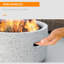 Round Iron Wood Burning Smokeless Fire Pit