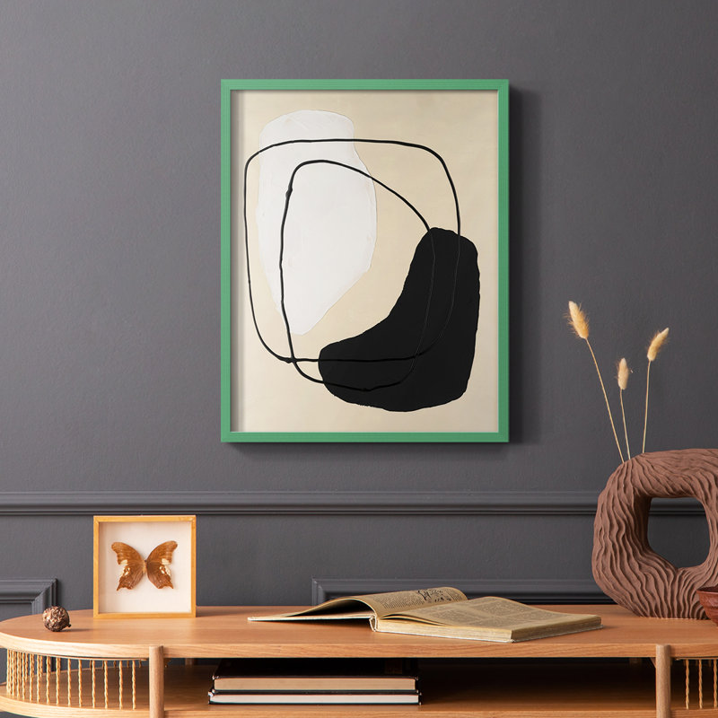 Avant Mod I, reproduction encadrée - bois massif, H 10 po x l 8 po, Vert