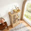 Armoire avec portes en verre et tablettes réglables 2 portes