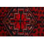 Tapis décoratif en laine noué à la main de conception unique 3 pi 3 po x 4 pi 8 po New Age
