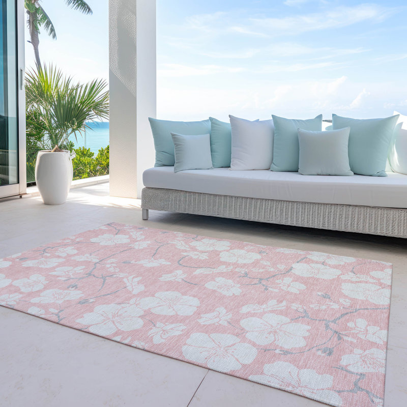  Machine Washable Indoor/Outdoor Chayden ACN1032 Rug, Rectangle 3' x 5'