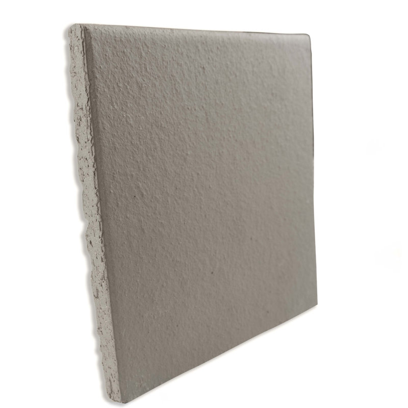 Carreau de céramique bullnose gris de 6 po x 6 po Quarry