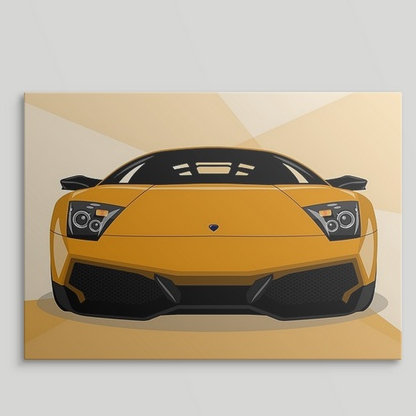 «Lamborghini Murcielago LP670» par Francy, impression, H 18 po x l 24 po x P 1,25 po, Toile