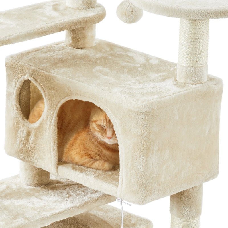146cm H Cat Tree, Beige