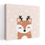 Adorable mignonne cerf, hiver contemporain-1103850042