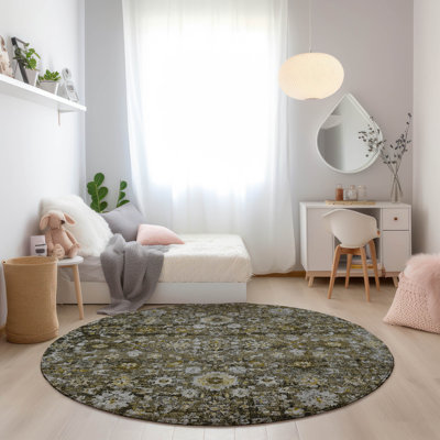 Kaylani Flatweave Washable Oriental Indoor / Outdoor Rug