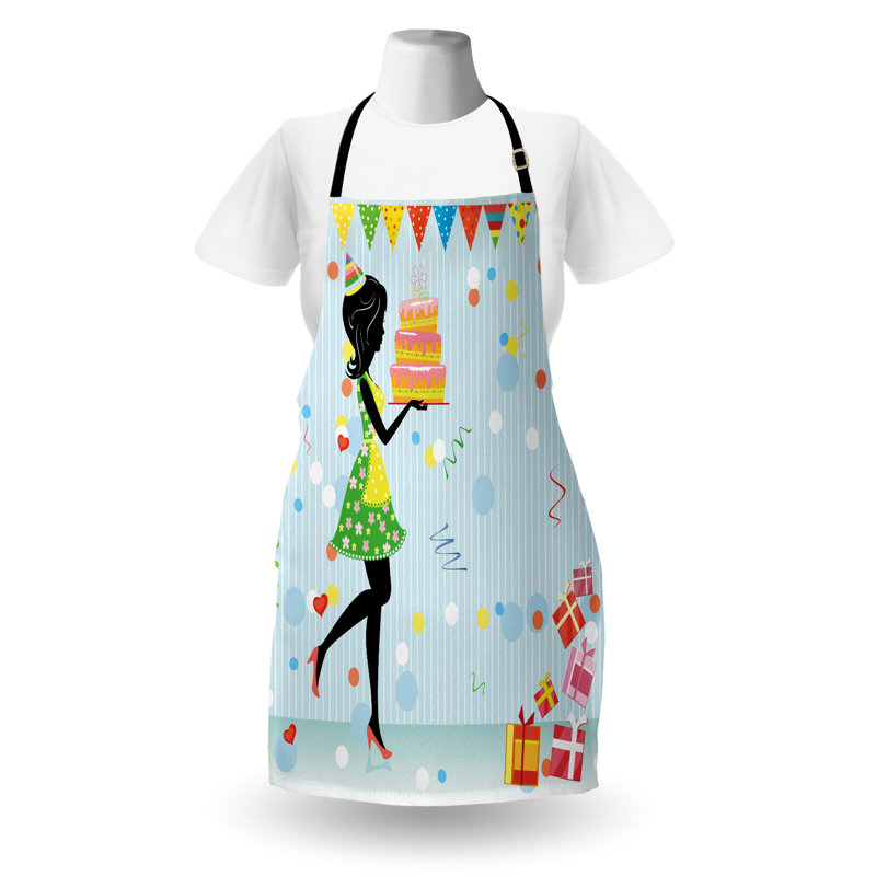 No Pattern Bib Apron