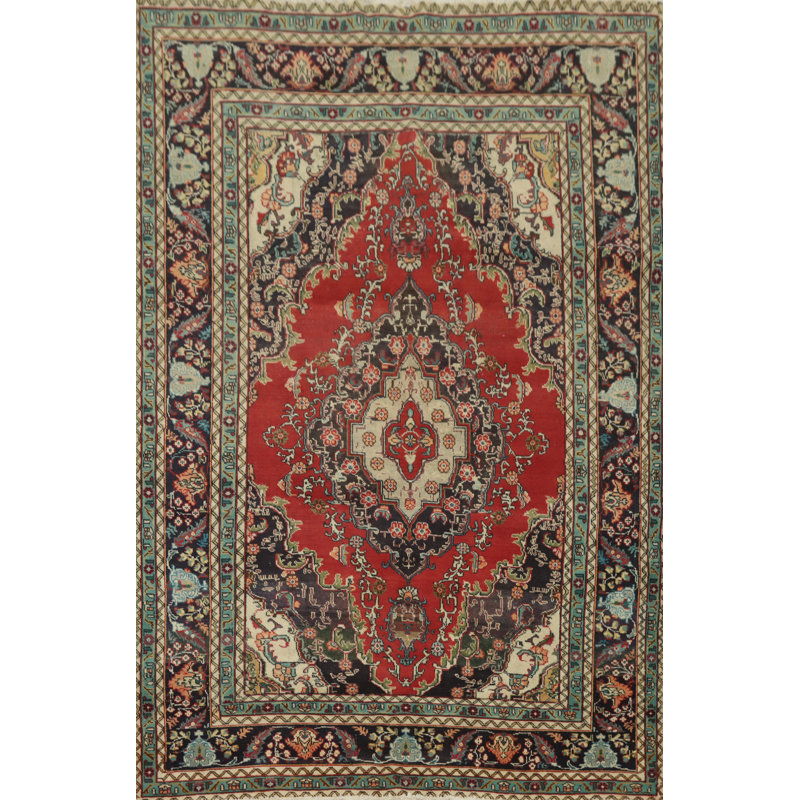 Tapis traditionnel rouge 6 x 9