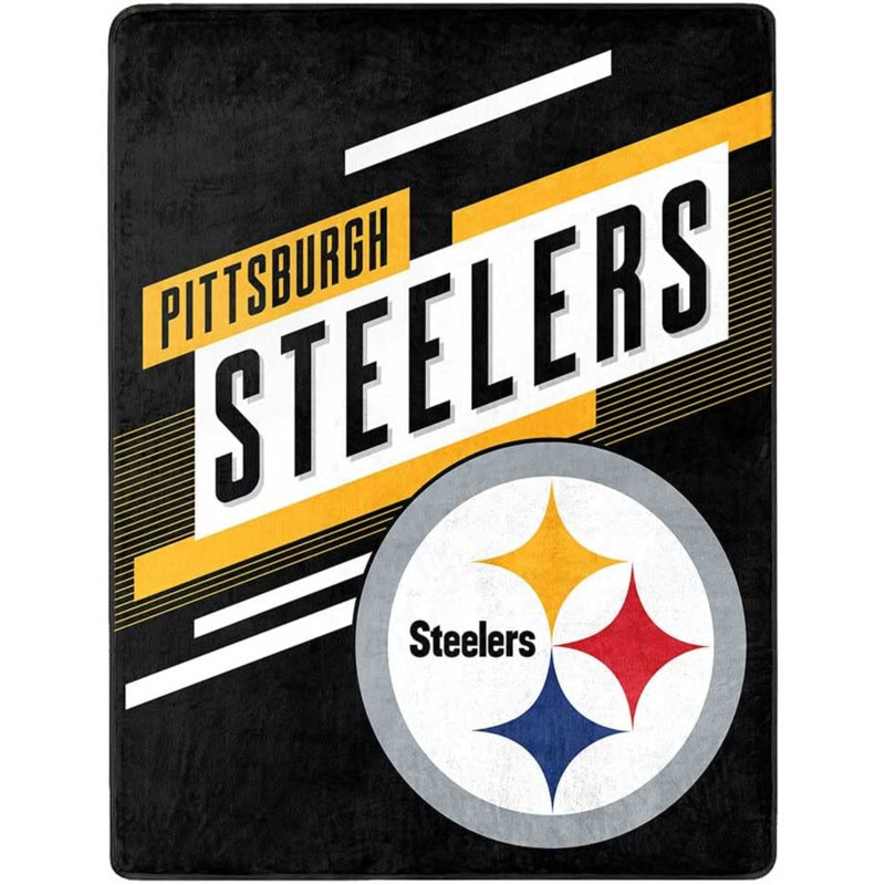Throw Blanket, 55" W x 70" L, Pittsburgh Steelers