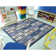 Tapis à motif de crayons géants Playful