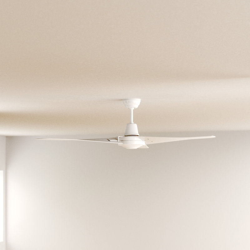 Nunn 140cm Ceiling Fan, White, Remote is not included