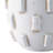Dakota Fields Sculptural Hobnail Planter, White-1518577474