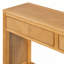 Console d'entrée en bois rustique avec tiroirs de rangement et tablette ouverte pour le couloir et le salon