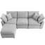 Canapé modulaire avec coussins en plumes Ustyle