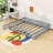 Queen Wooden Floor Bed With Guardrails And Slats-1382397983