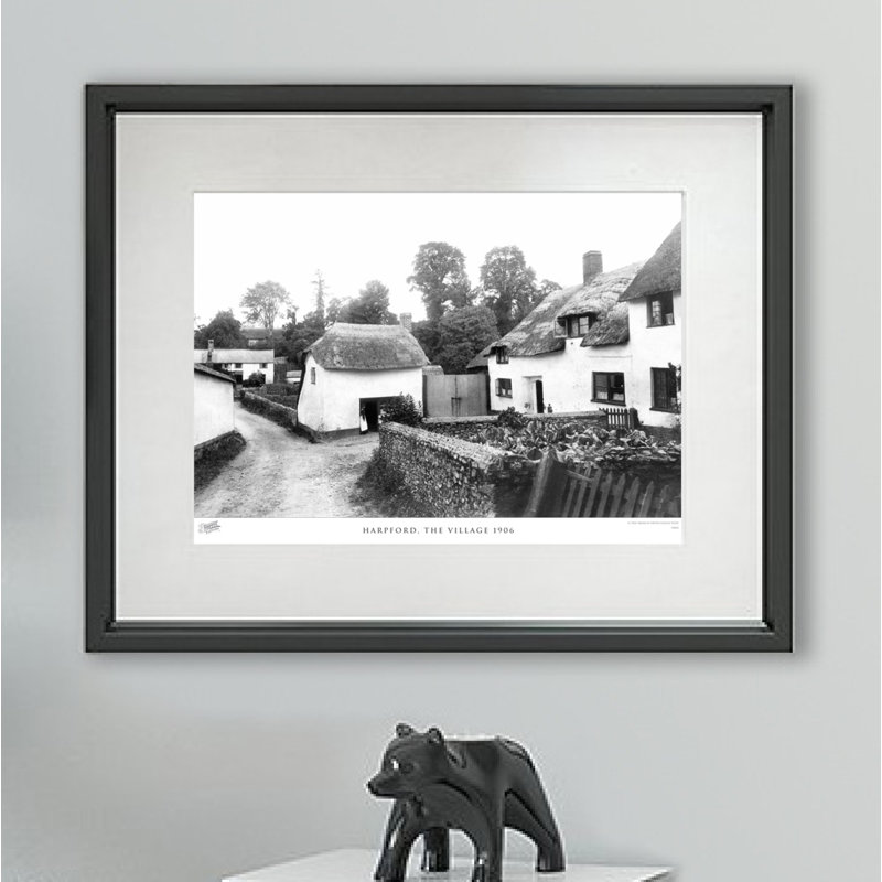 Harpford, The Village 1906 - Single Picture Frame Print, 40cm H x 50cm W x 2.3cm D