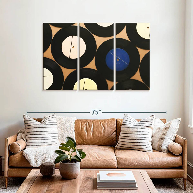 Abarca Vinyl Record Collection, 36" H x 57" W