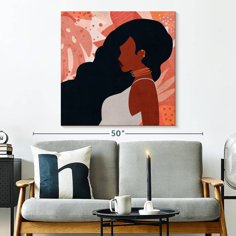 Leisha Boho Classy Woman III, 33" H x 33" W