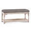 Summer Retreat Wicker Shelf Storage Bench-71425151-86505847