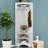 Hall Tree With Shoe Bench, Versatile Entryway Coat Rack With 4 Hooks, Corner Cabinet With Adjustable Shelf-102658019