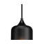 Roderick 1-Light Amber Black Cylinder Pendant