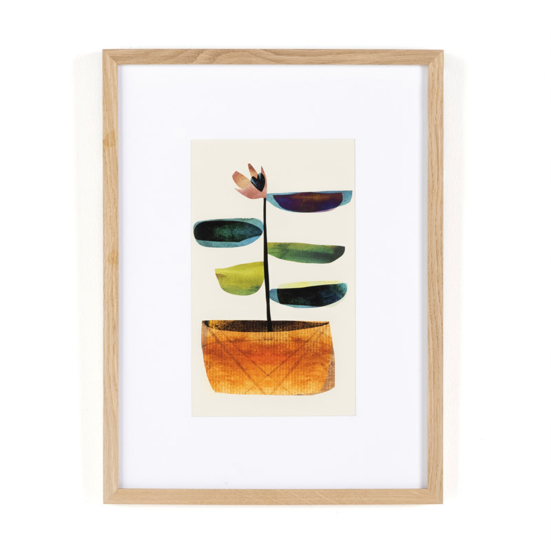 Pot Plant I Painting by Dan Hobday, 32" H x 24" W x 2.5" D