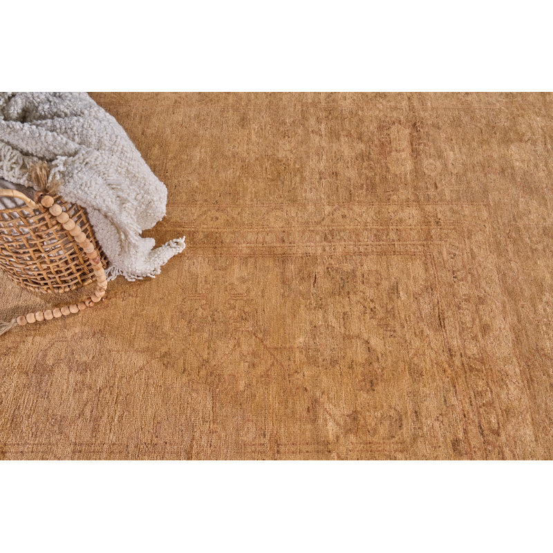 Hand-Knotted Ziegler 11'9" x 17' Wool Area Rug
