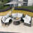 Areefa 6 - Person Patio Conversation Set with Cushions