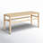 Mosquera Solid Wood Bench