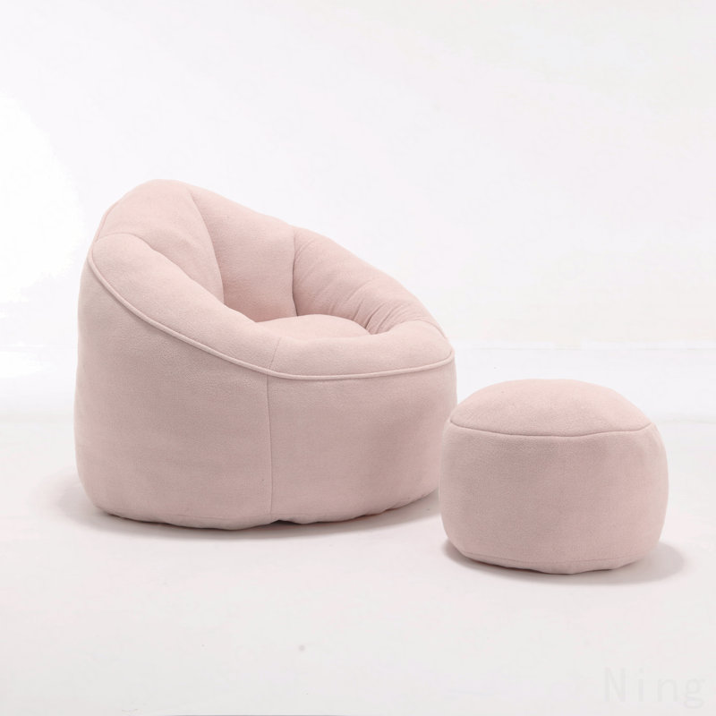Fauteuil à billes Bedding, Pink Microfiber