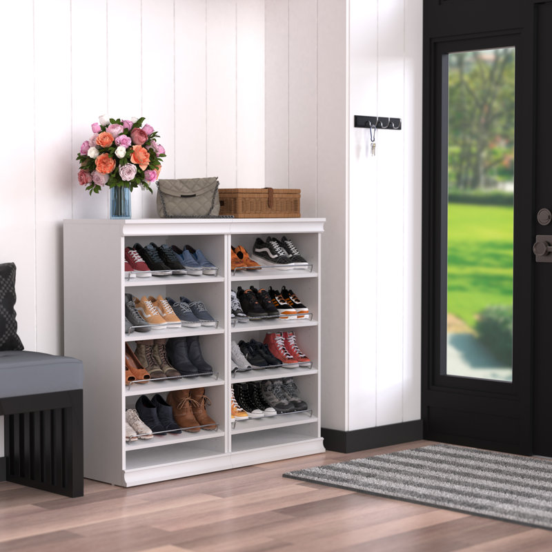Modular Storage 21.38" W Cabinet Shoe Unit, White