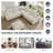 Otina 95.4'' Upholstered Sofa, Cloud Sofa, L Shaped Sectional Sofa Couch Modular Sofa with Ottoman for Living Room Office Apartment-367875526