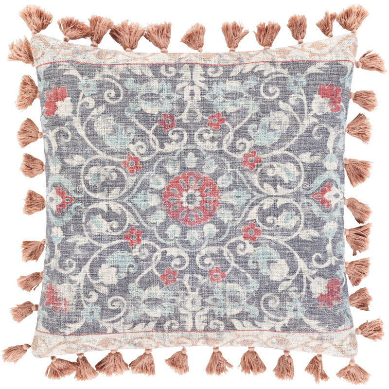  Housse de coussin Floral, H 18 po x l 18 po