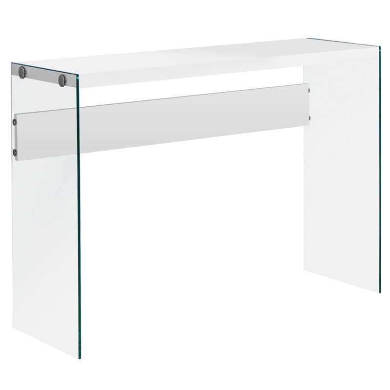 Table d'appoint, console, vestibule, étroit, canapé, salon, chambre à coucher, Blanc