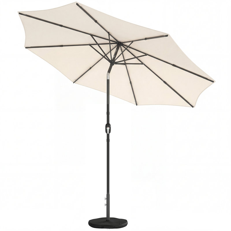 267cm Market Parasol, Cream White